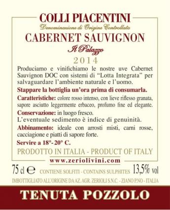 C.P. Cabernet Sauvignon DOC 2014 