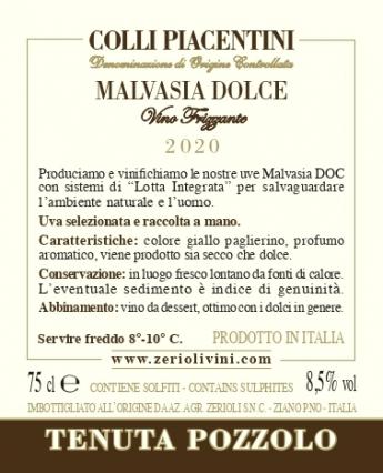 C.P. Malvasia Dolce Frizzante DOC 