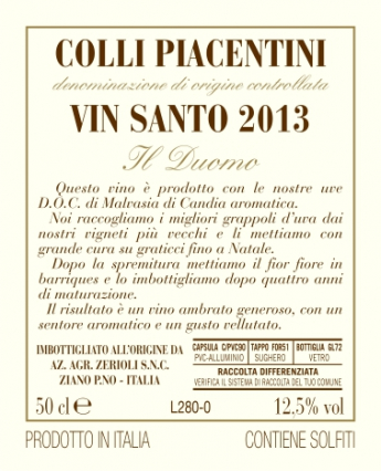 C.P. Vin Santo 2013 DOC 