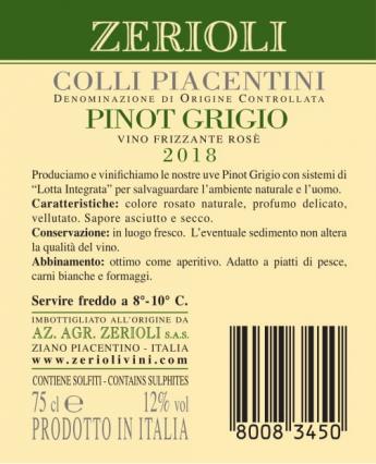 C.P. Pinot Grigio Rosè Frizzante DOC 2022