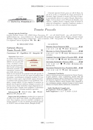 Pagina ANNUARIO DEI MIGLIORI VINI ITALIANI 2025 - LUCA MARONI